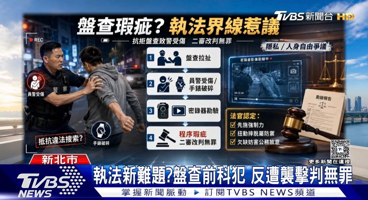 文章圖片：拒絕毒駕，先當基層員警的後盾